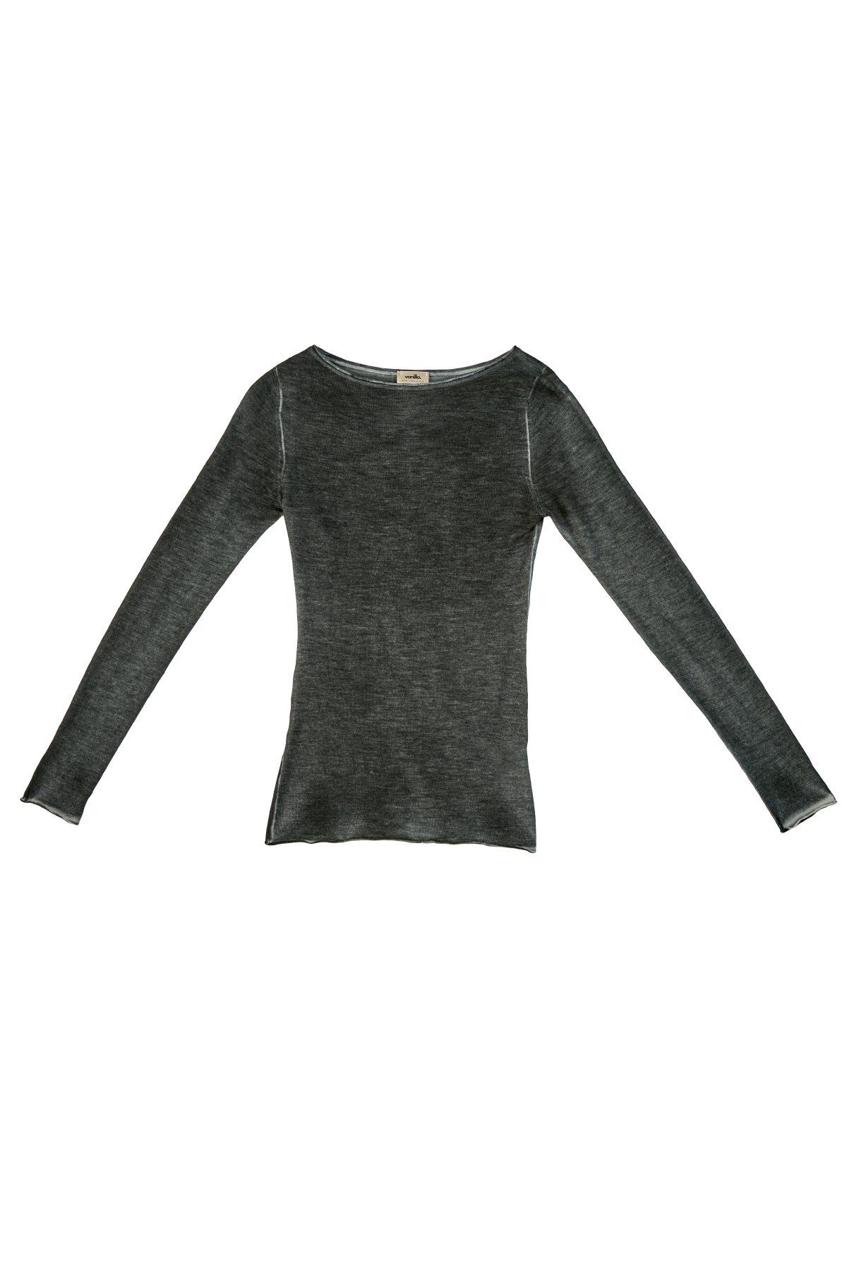 MAGLIA SOTTOGIACCA COLLO BARCHETTA | SORBETTO LIQUIRIZIA - immagine 3